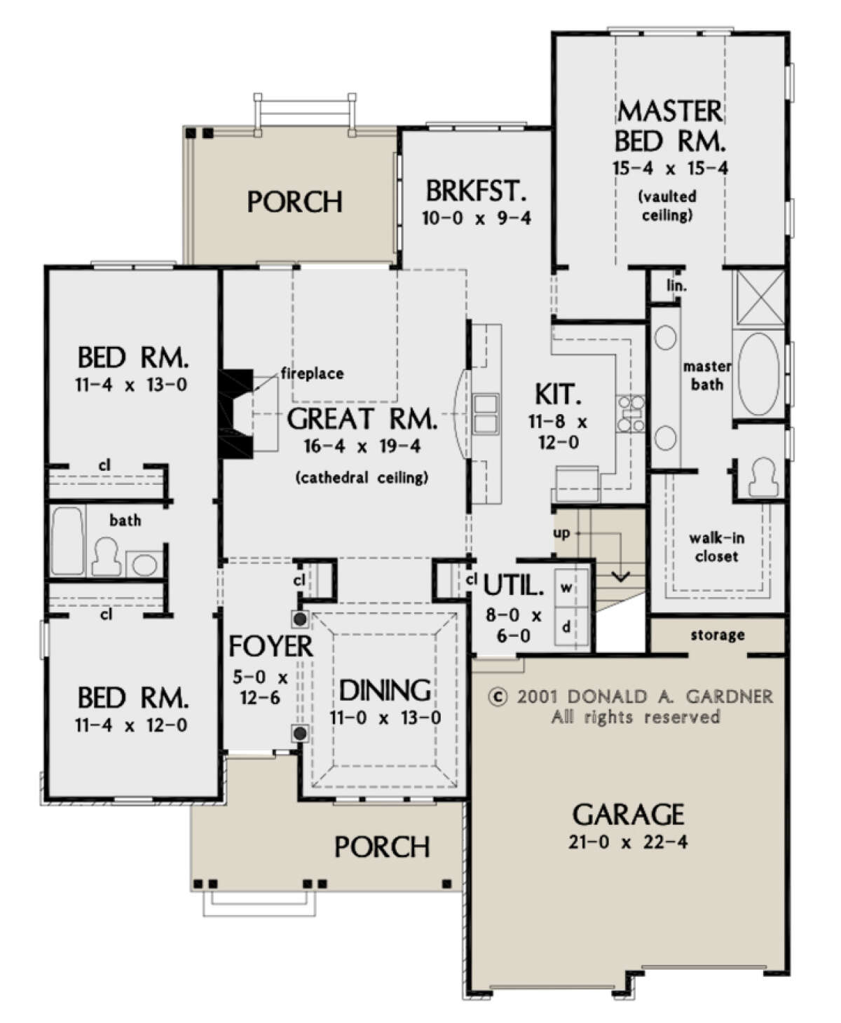 Main Floor for House Plan #2865-00153