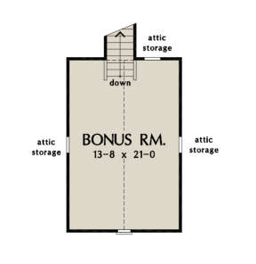 Bonus Room for House Plan #2865-00153