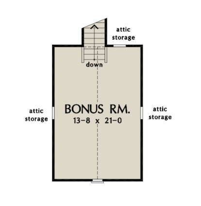 Bonus Room for House Plan #2865-00153