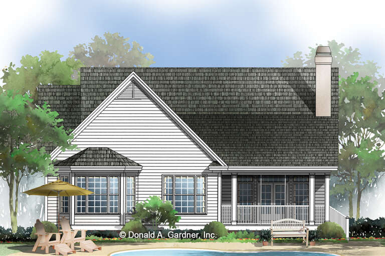 Cottage House Plan #2865-00156 Elevation Photo