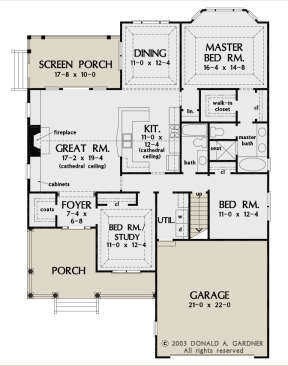 Main Floor for House Plan #2865-00156