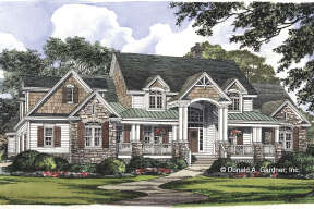 Craftsman House Plan #2865-00157 Elevation Photo