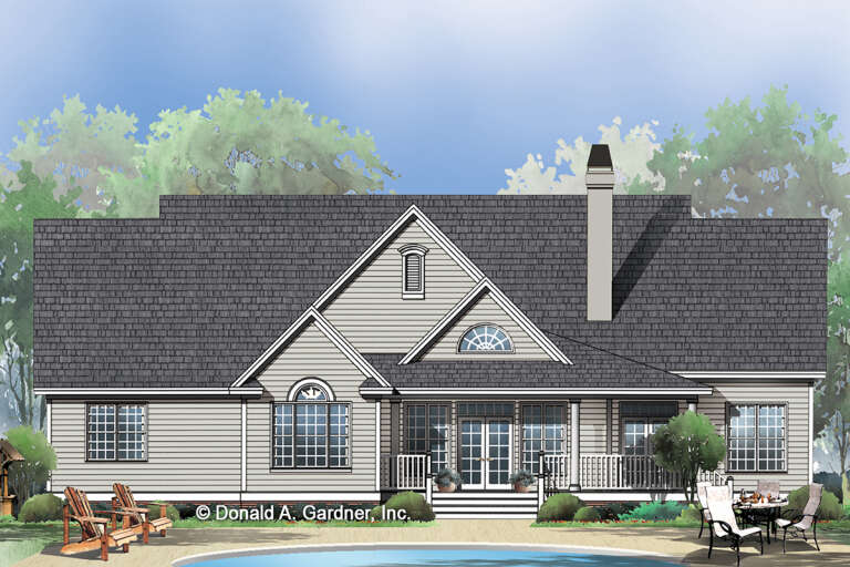 Traditional House Plan #2865-00159 Elevation Photo