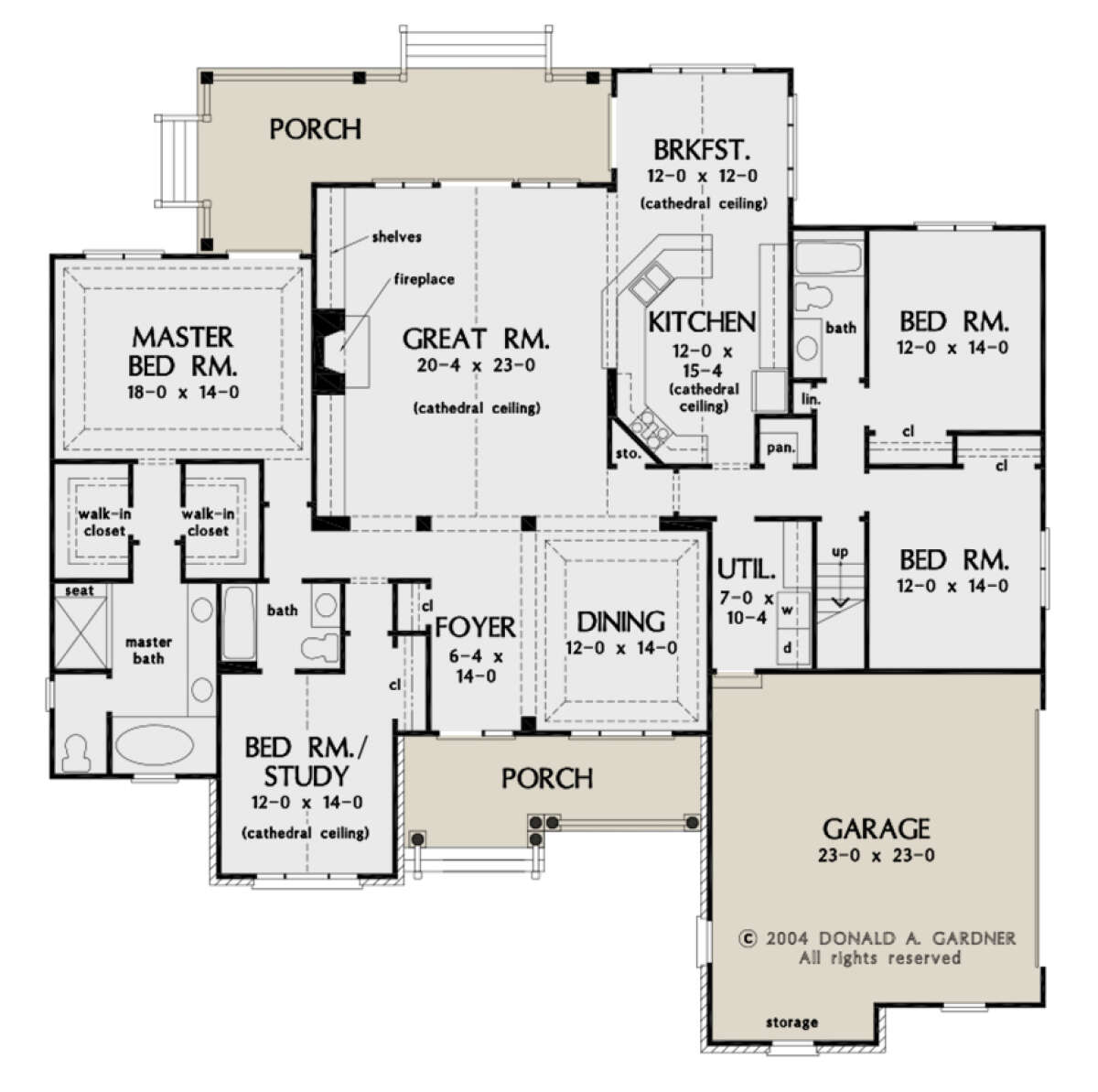 Main Floor for House Plan #2865-00159