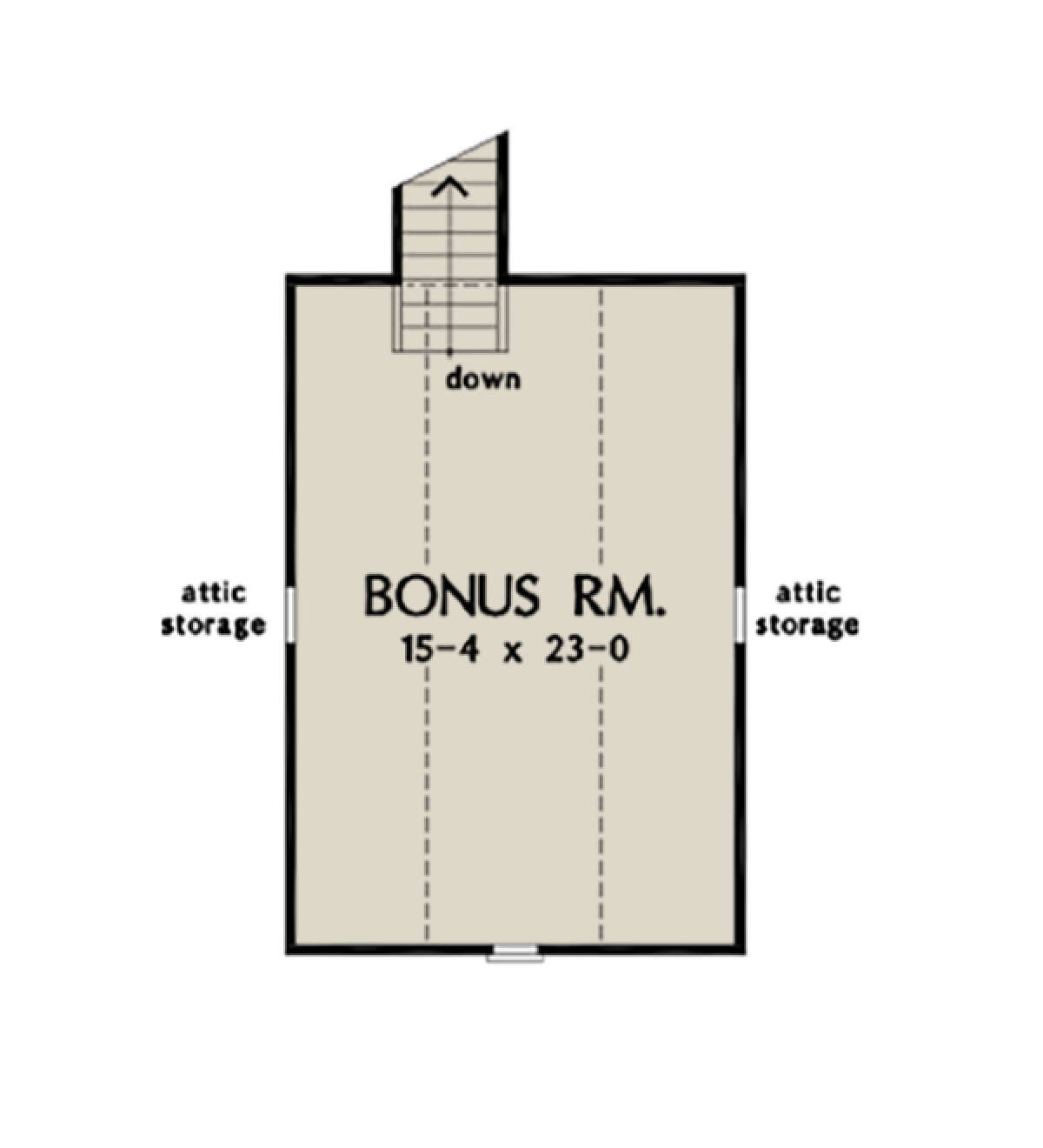 Bonus Room for House Plan #2865-00159