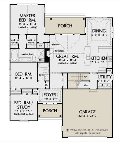 Main Floor for House Plan #2865-00161