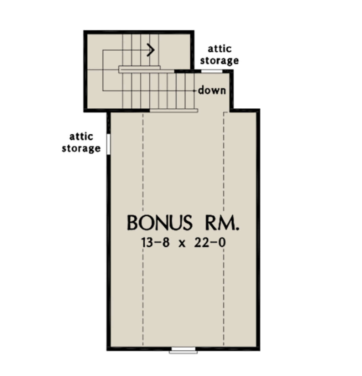Bonus Room for House Plan #2865-00161