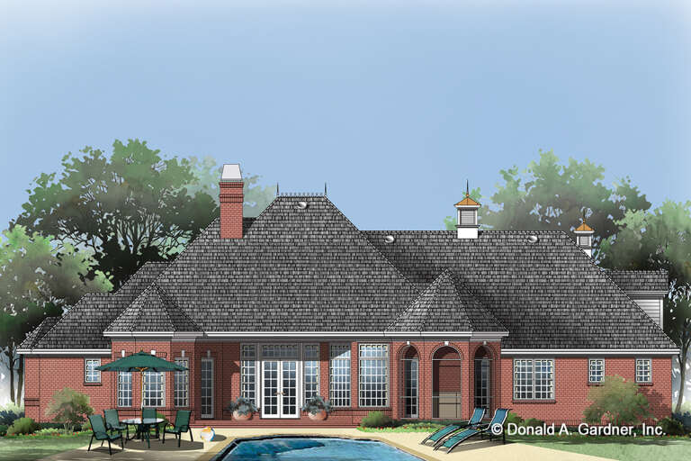 French Country House Plan #2865-00162 Elevation Photo