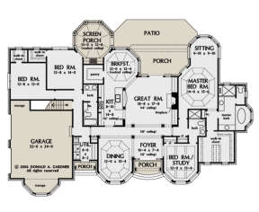 Main Floor for House Plan #2865-00162