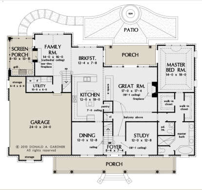 Main Floor for House Plan #2865-00163