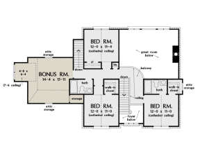 Second Floor for House Plan #2865-00163