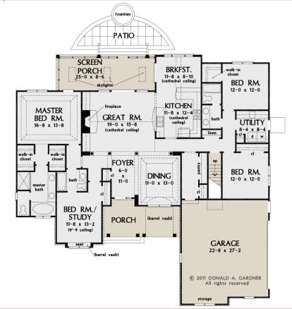 Main Floor for House Plan #2865-00164