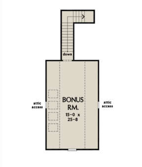 Bonus Room for House Plan #2865-00165