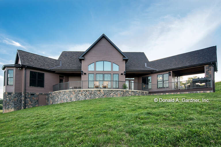 Lake Front House Plan #2865-00166 Elevation Photo