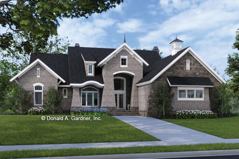 House Plan House Plan #26986 Front Elevation 