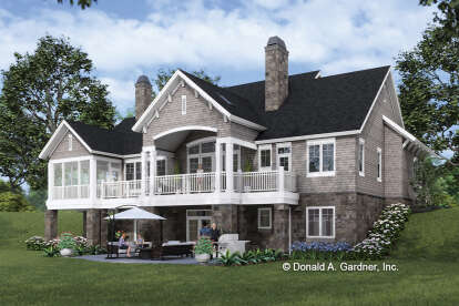 European House Plan #2865-00168 Elevation Photo