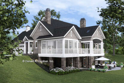 European House Plan #2865-00168 Elevation Photo