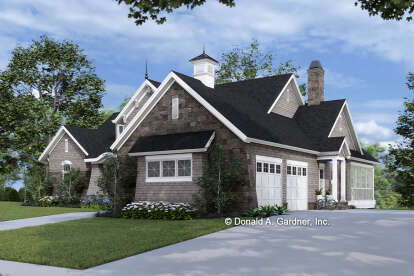 European House Plan #2865-00168 Elevation Photo