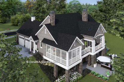 European House Plan #2865-00168 Elevation Photo