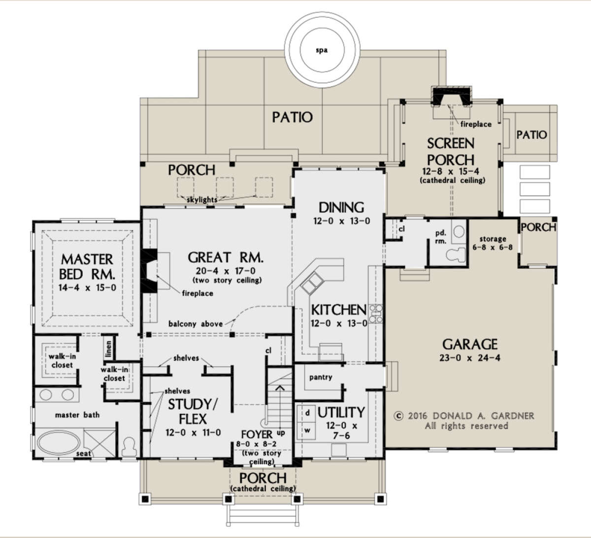 Main Floor for House Plan #2865-00169