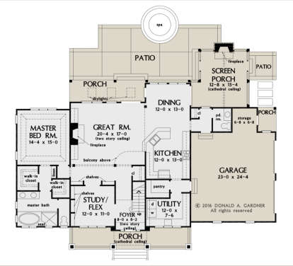 House Plan House Plan #26987 Drawing 1