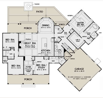 Main Floor for House Plan #2865-00170