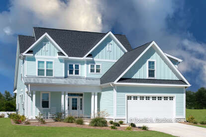 House Plan House Plan #26989 Angled Front Elevation