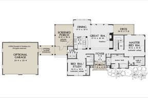Main Floor for House Plan #2865-00173