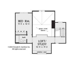 Second Floor for House Plan #2865-00173