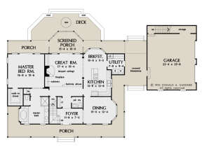 Main Floor for House Plan #2865-00175