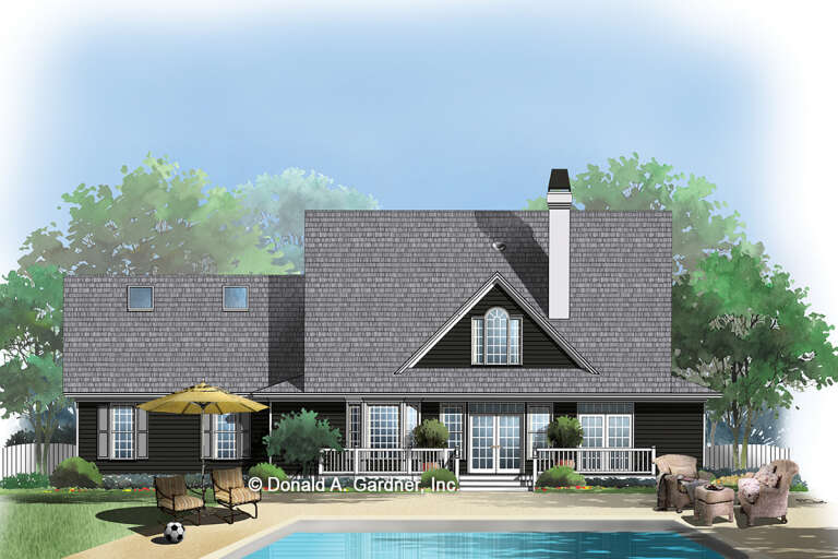 Country House Plan #2865-00176 Elevation Photo