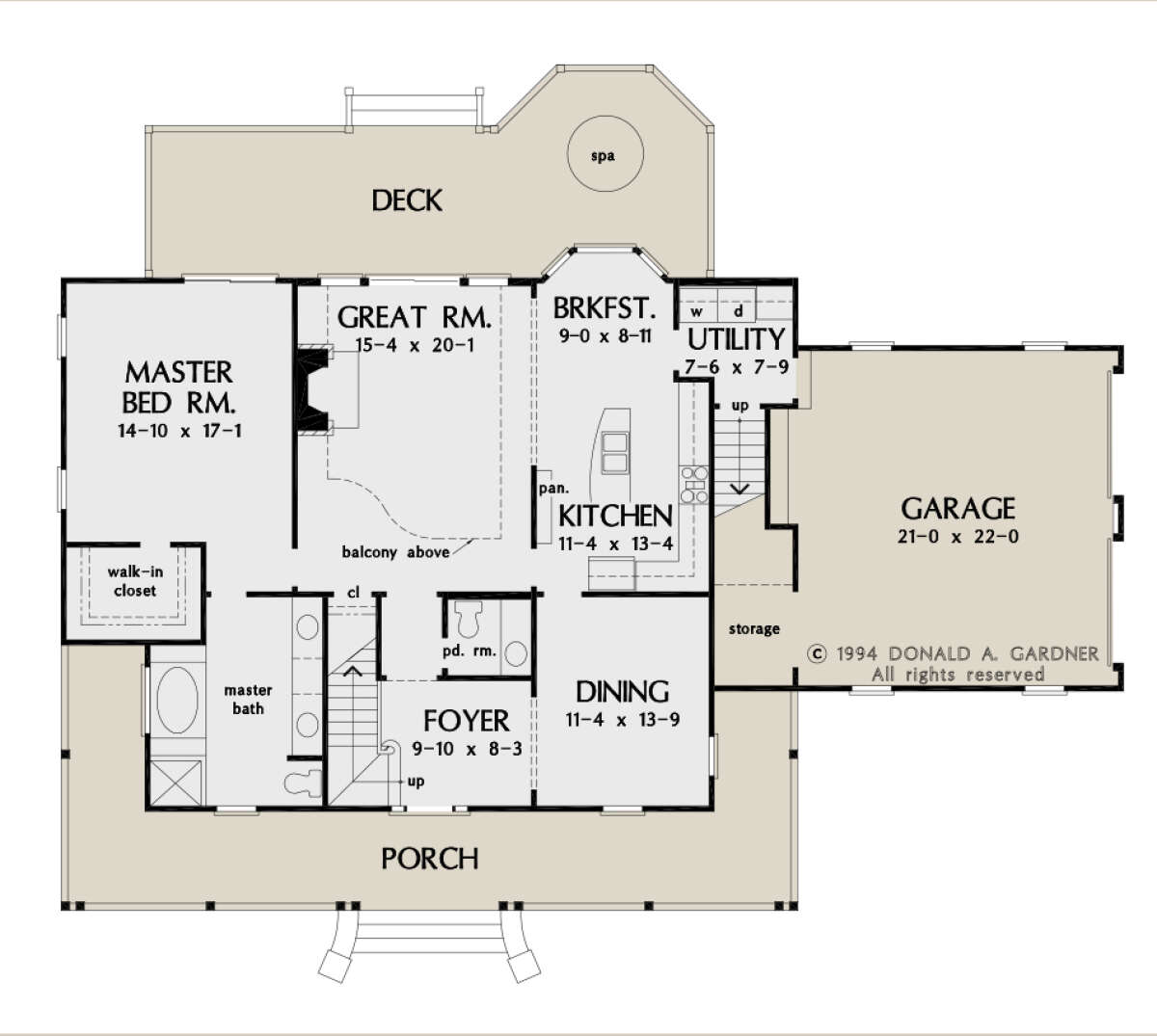 Main Floor for House Plan #2865-00176