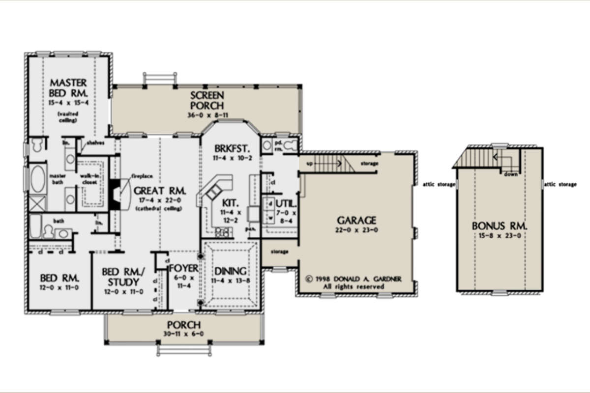 Main Floor for House Plan #2865-00177