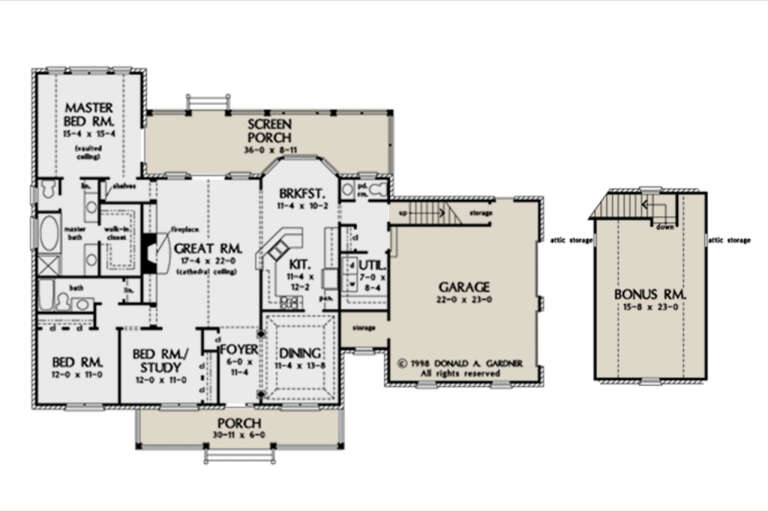 House Plan House Plan #26995 Drawing 1