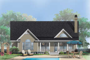 Cottage House Plan #2865-00178 Elevation Photo
