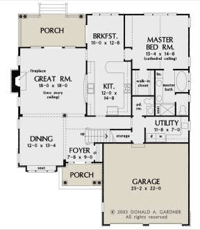 Main Floor for House Plan #2865-00179