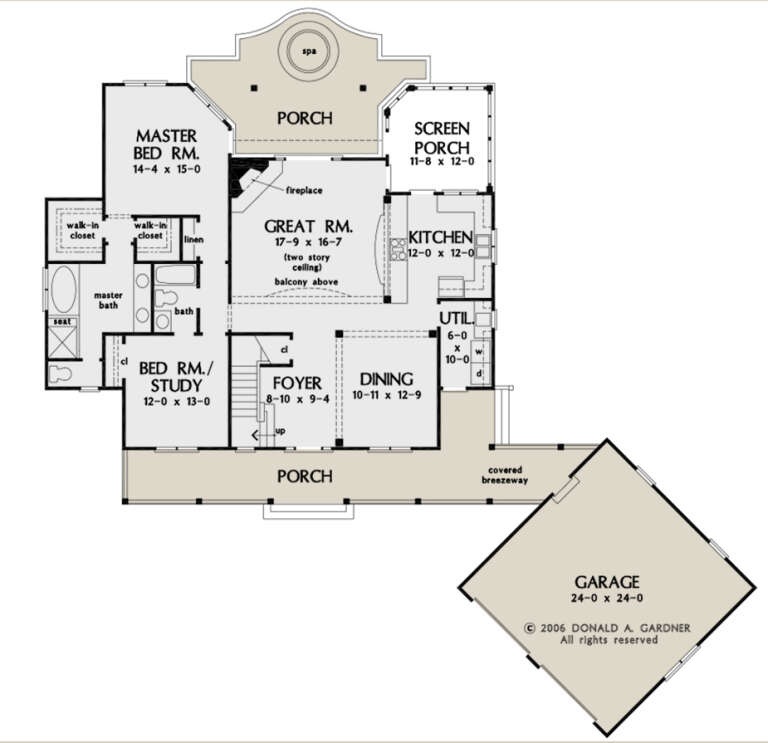House Plan House Plan #26998 Drawing 1