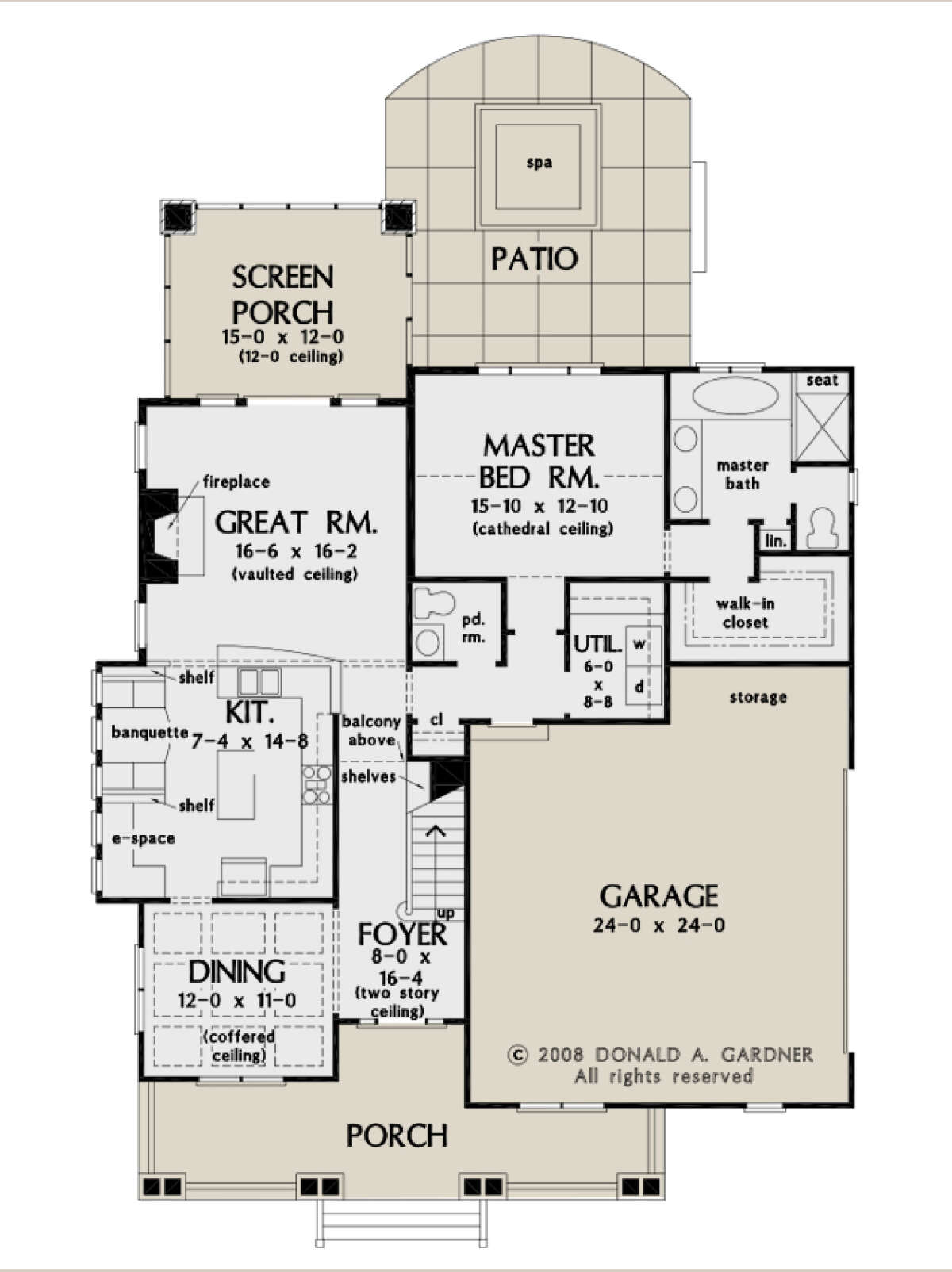 Main Floor for House Plan #2865-00181