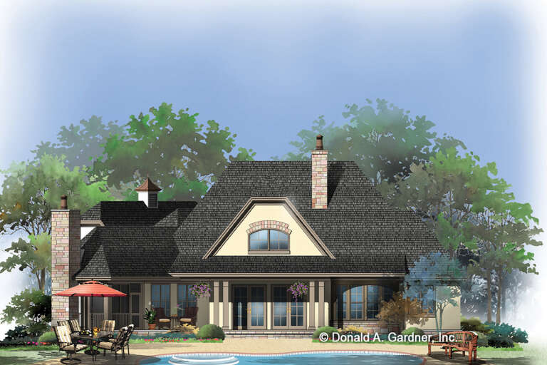 Traditional House Plan #2865-00182 Elevation Photo