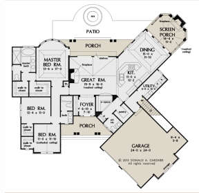 Main Floor for House Plan #2865-00182