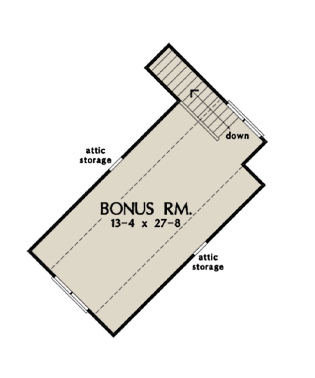 Bonus Room for House Plan #2865-00182