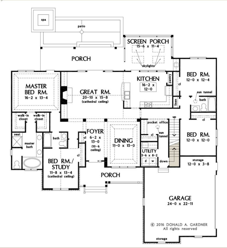 House Plan House Plan #27001 Drawing 3
