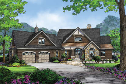 3 Bed, 2 Bath, 2528 Square Foot House Plan - #2865-00185