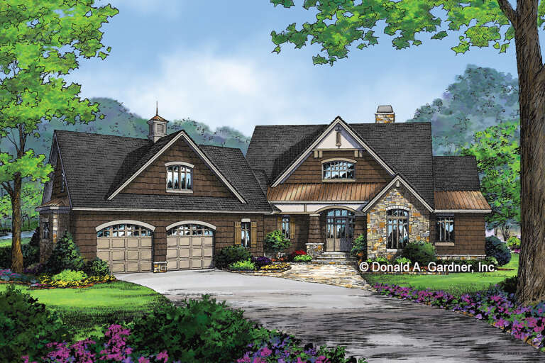 House Plan House Plan #27003 Front Elevation