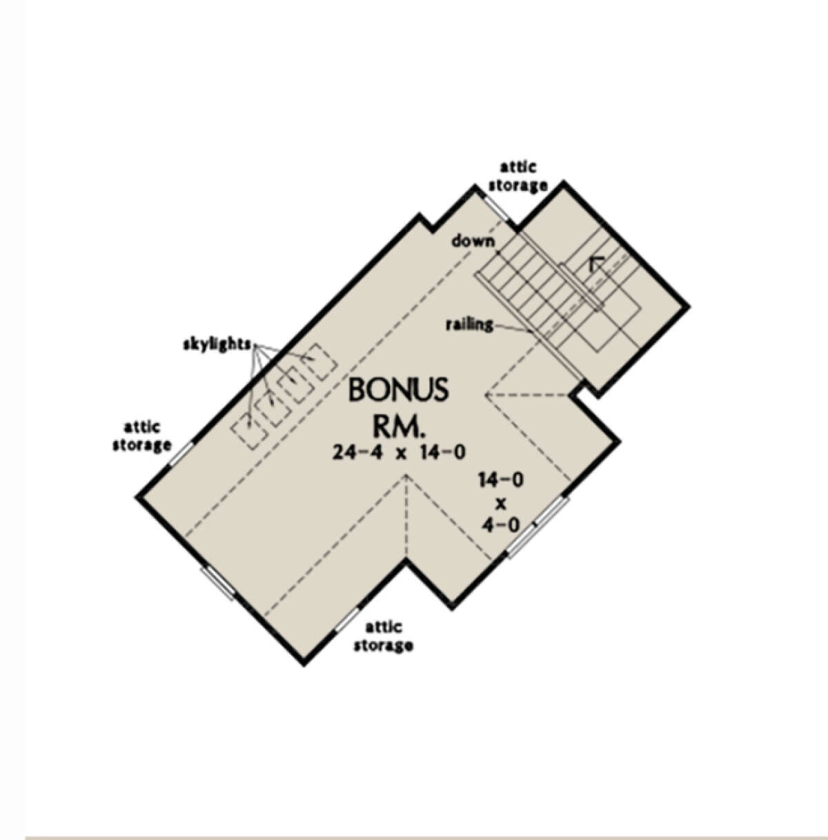Bonus Room for House Plan #2865-00185