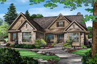 3 Bed, 2 Bath, 2291 Square Foot House Plan - #2865-00186