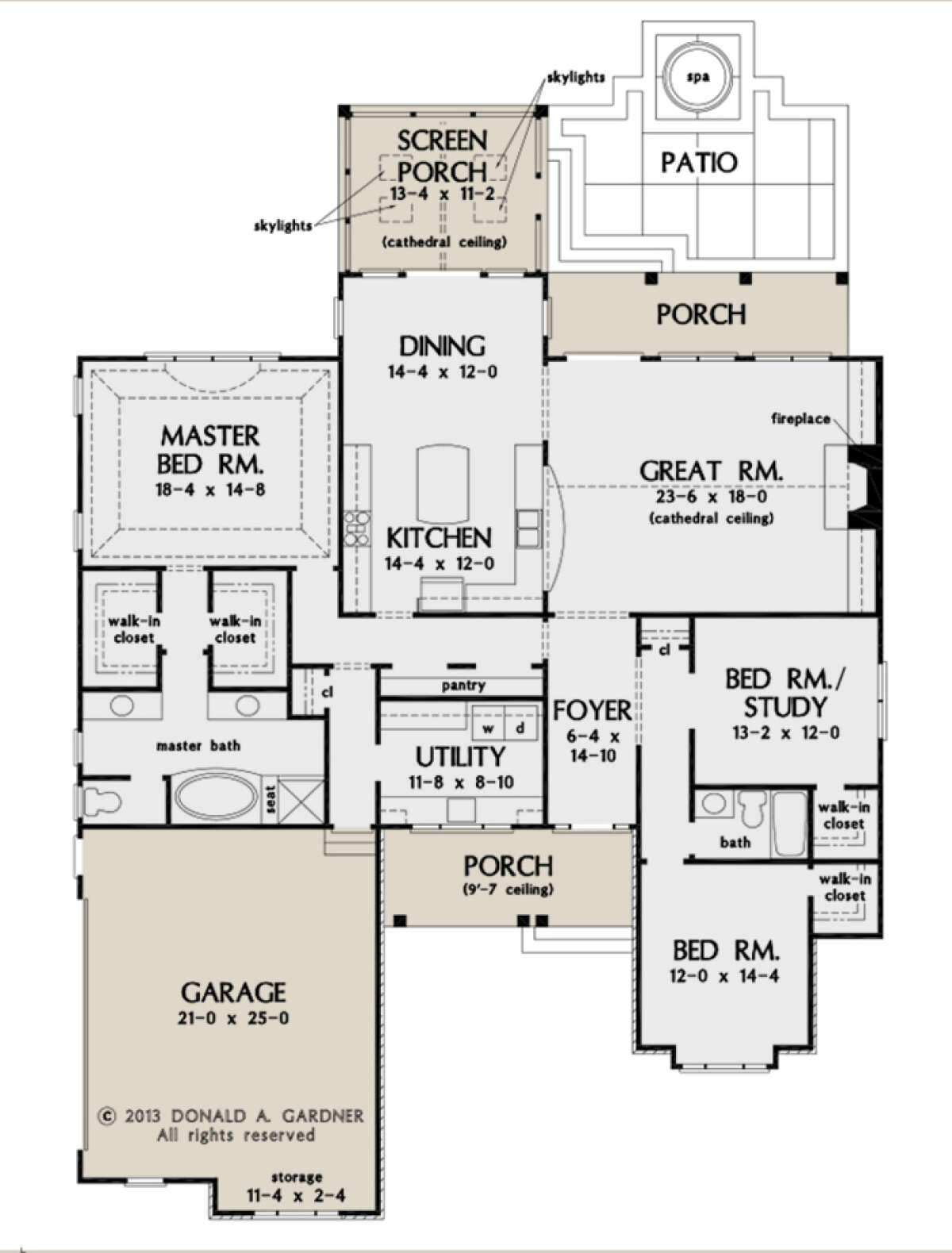 Main Floor for House Plan #2865-00186