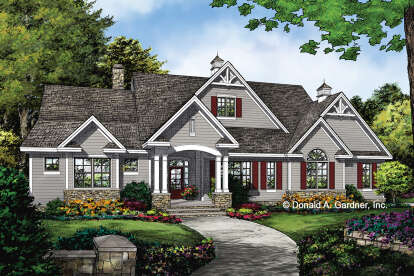 Craftsman House Plan #2865-00188 Elevation Photo