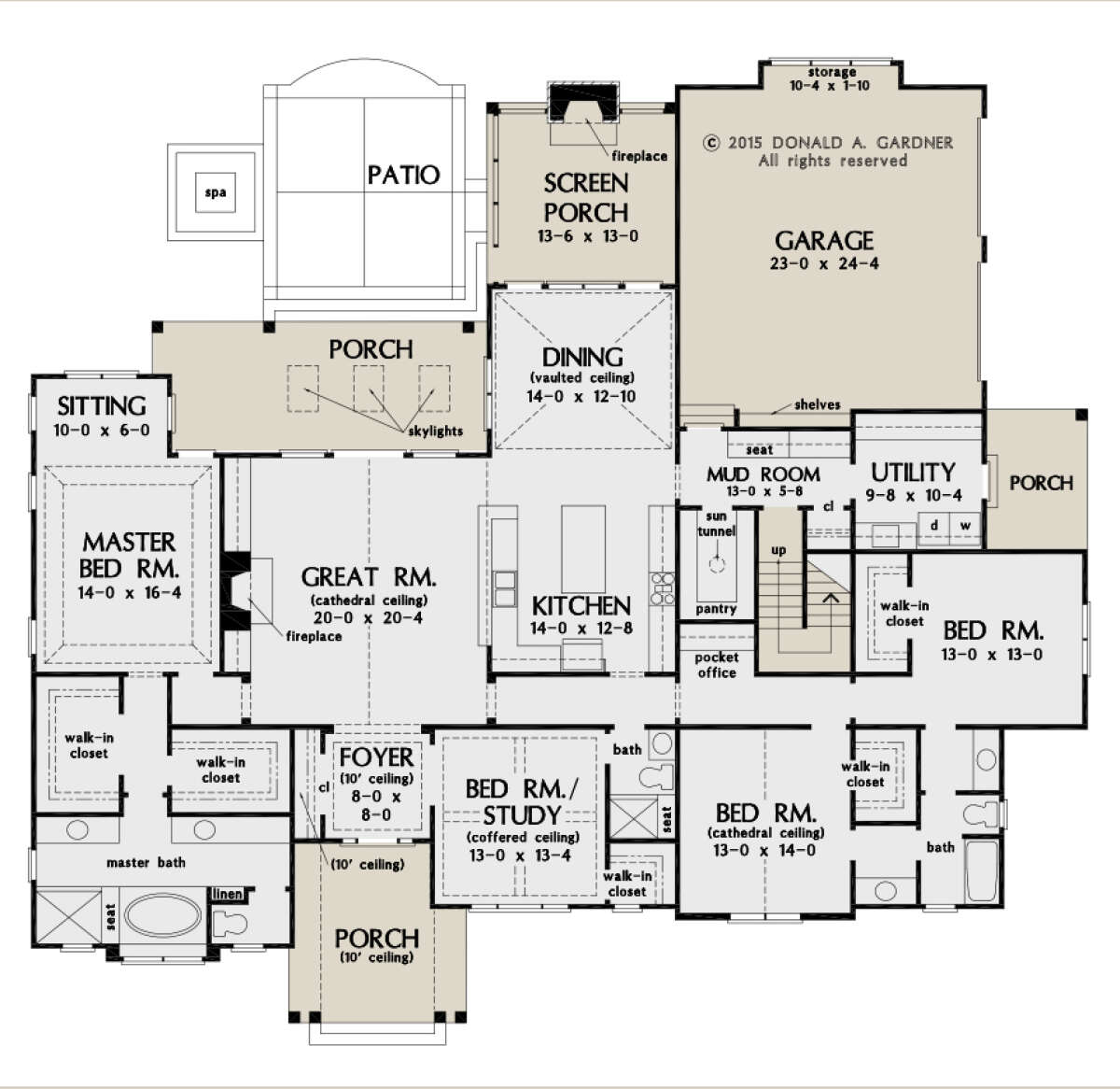 Main Floor for House Plan #2865-00188