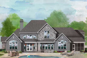 Craftsman House Plan #2865-00189 Elevation Photo